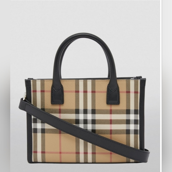 MINI BURBERRY CHECK VINTAGE BAG 💼 - Picture 10 of 15